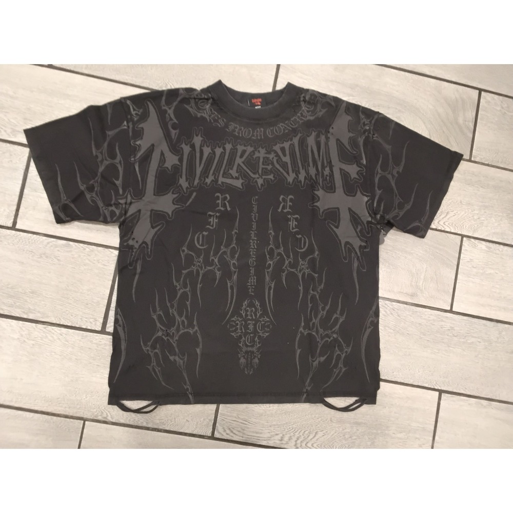 Civil Regime x Bleach Anime Graphic T-Shirt Black Mens Medium New With Tags